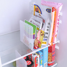 INOMATA日本进口冰箱冷藏冷冻室食物分隔板冷藏品收纳透明分隔板