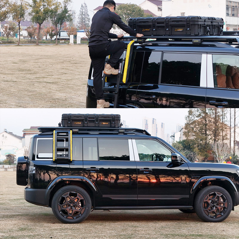 Equation Leopard Titanium 7 Roof Rack, Roof Box, Ladder, Original Factory Outdoor Off-Road Vehicle Modification, Flat Roof