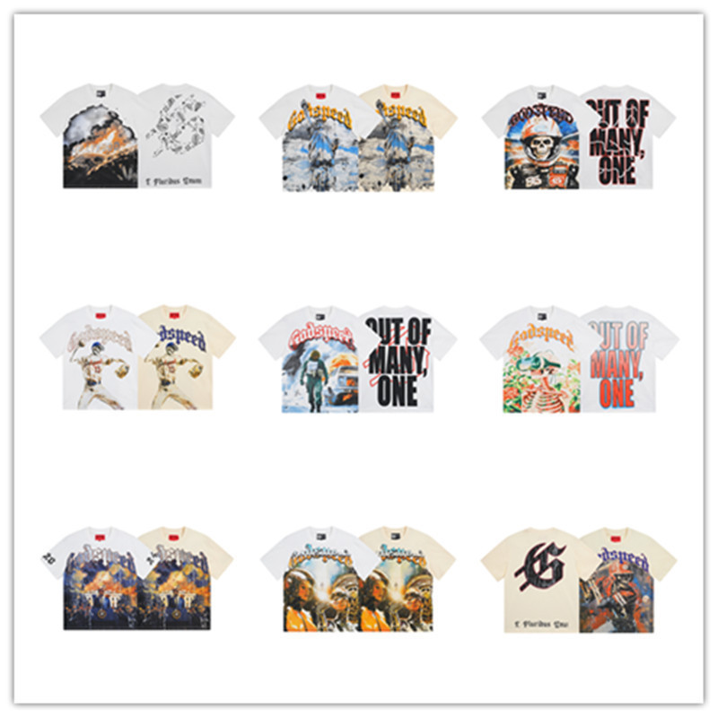 2025 beauty tide skull rock band teenagers loose casual short sleeve foreign trade loose T-shirt T-shirt couples