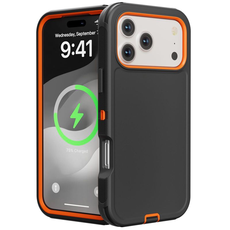 适用苹果iPhone17ProMax三防手机壳机器人17Air三合一手机壳17Pro|undefined