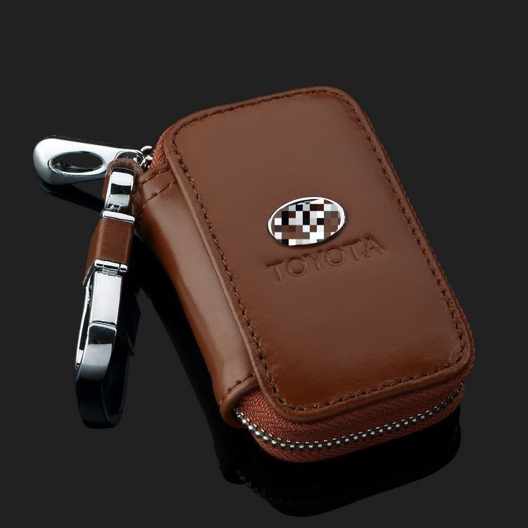 Suitable for Toyota Corolla Camry Crown Ralink Reiz Highlander Rav4 Leather Car Key Bag