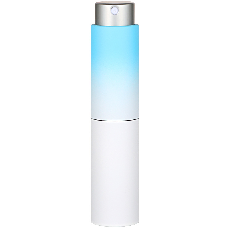 Perfume sub-botella giratoria botella de spray oral portátil de viaje pequeña regadera 8ml botella vacía de vidrio de maquillaje de alta gama