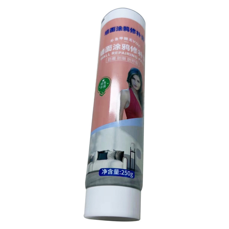厂家批发墙面涂鸦修补膏软管补墙膏腻子膏塑料软管包装铝塑复合管