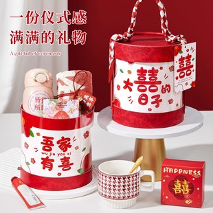 New Accompanying Gift Box for Female Bridesmaids Practical Gifts for Wedding Guests Gifts in Return for Niche High-end Light Luxury Wedding Banquet