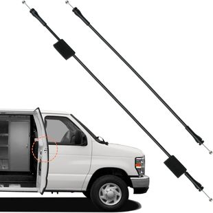 Blycorul Side Door Latch Release Cable Right Passenger Compatible for 1992-2014 Ford E150 E250