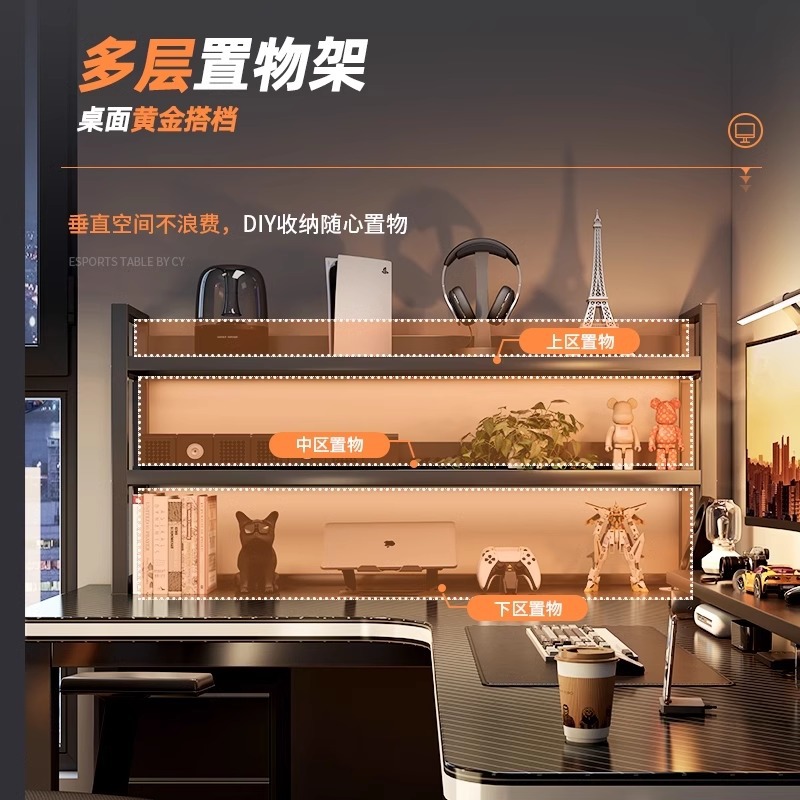 Mesa de escritorio al por mayor, mesa de esquina, mesa de escritorio, mesa de dos personas, estante, dormitorio giratorio