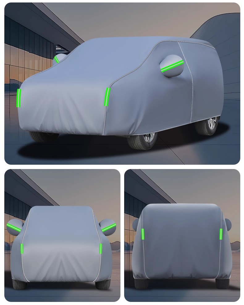 Suitable for Nissan Qashqai, this SUV car cover provides sun protection, rain protection, and heat insulation. It is a universal, all-season, thickened, full-coverage car cover