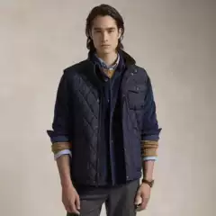 Ralph Lauren Shield Beaton Quilted Lightweight Multi-Functional Padded Vest
