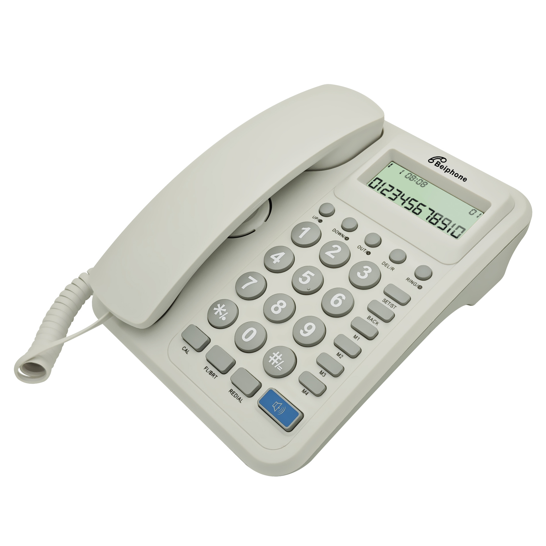 Telephone call display, home phone, landline, hotel telephone, business telephone