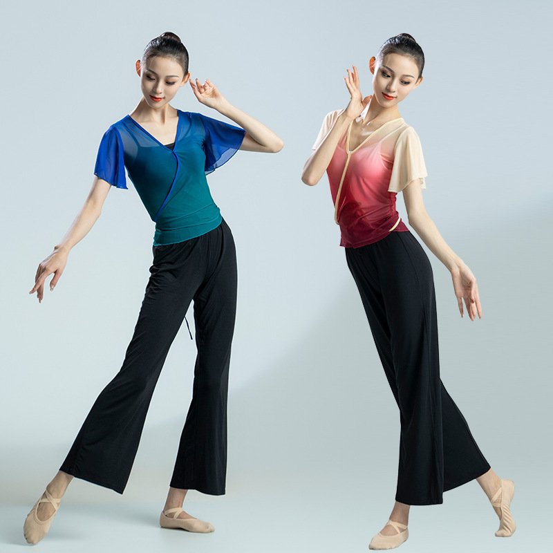 Classical Dance Practice Suit Women's Jacket for Primary Training Dance Suit Adult Vessel Ballet Art Test Teachers Self-cultivation Body Performance