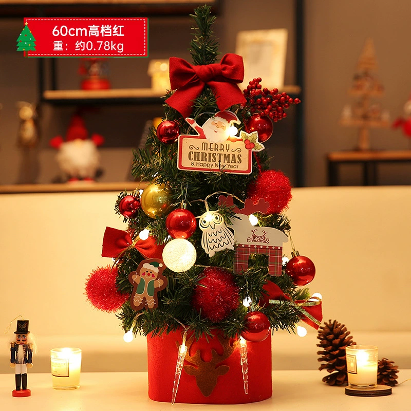 Mini Christmas Tree Pack, 30 / 45 / 60 cm, PVC or PE, 12 pcs per bundle