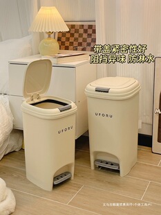 Large-Capacity Baby Diaper Deodorant Trash Can with Foot Pedal and Lid for Sealing Diapers and Diapers