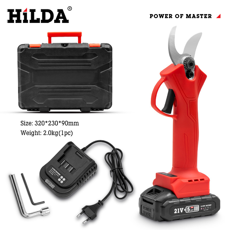 HiLDA de litio eléctrico sierra de cadena tijeras eléctricas de litio tijeras eléctricas de poda de rama gruesa tijeras eléctricas