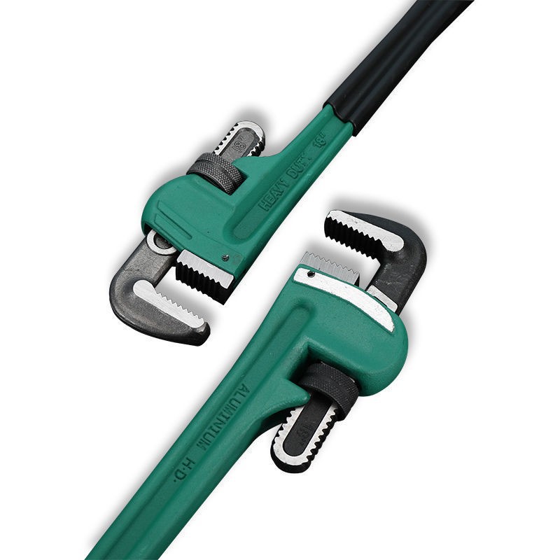 Llave Inglesa de Tubo de Alta Resistencia Estilo Americano, Llave Inglesa Grande de 3/6/4/8 Pulgadas para Tuberías de Agua, Herramienta de Ferretería de Boca Abierta, Alicates Shaodong para Tubos Redondos