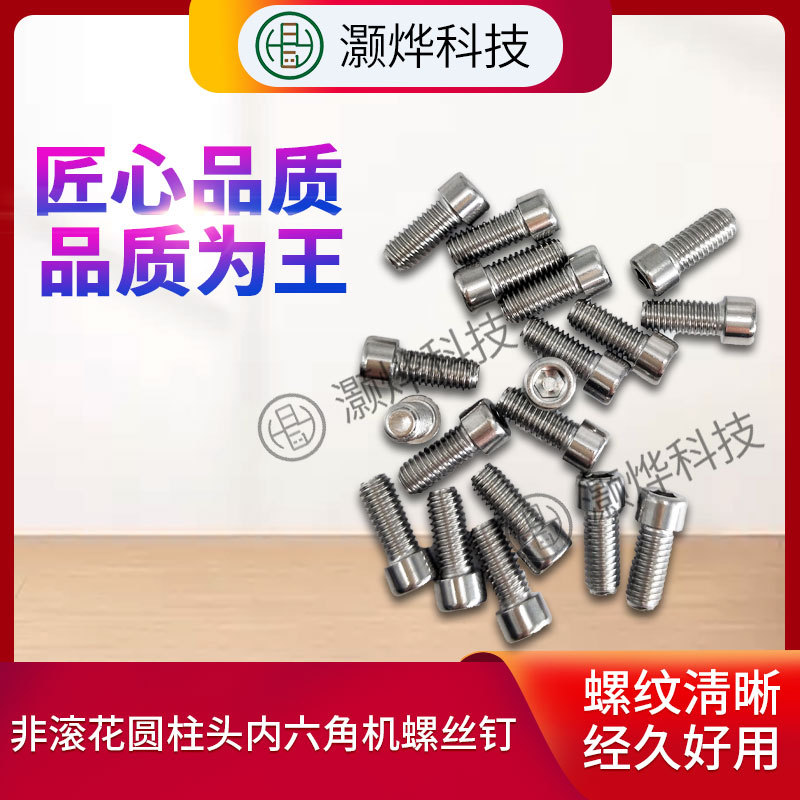304不锈钢材质电表连接件螺丝钉 规格齐全圆柱头内六角机螺丝钉
