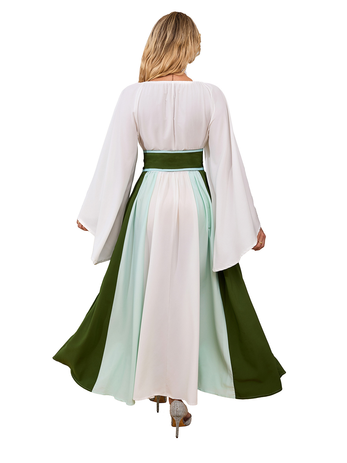 Halloween cos medieval renacimiento mujeres mono vestido largo traje de la etapa juego de rol traje Retro