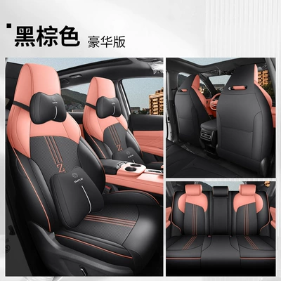 Modified Full Surrounding Seat Cover | Modelə uyğun (Original) oturacaq örtükləri - deluxe-version-black-brown-changan-uniz-all-inclusive-dj-changan-uni-z