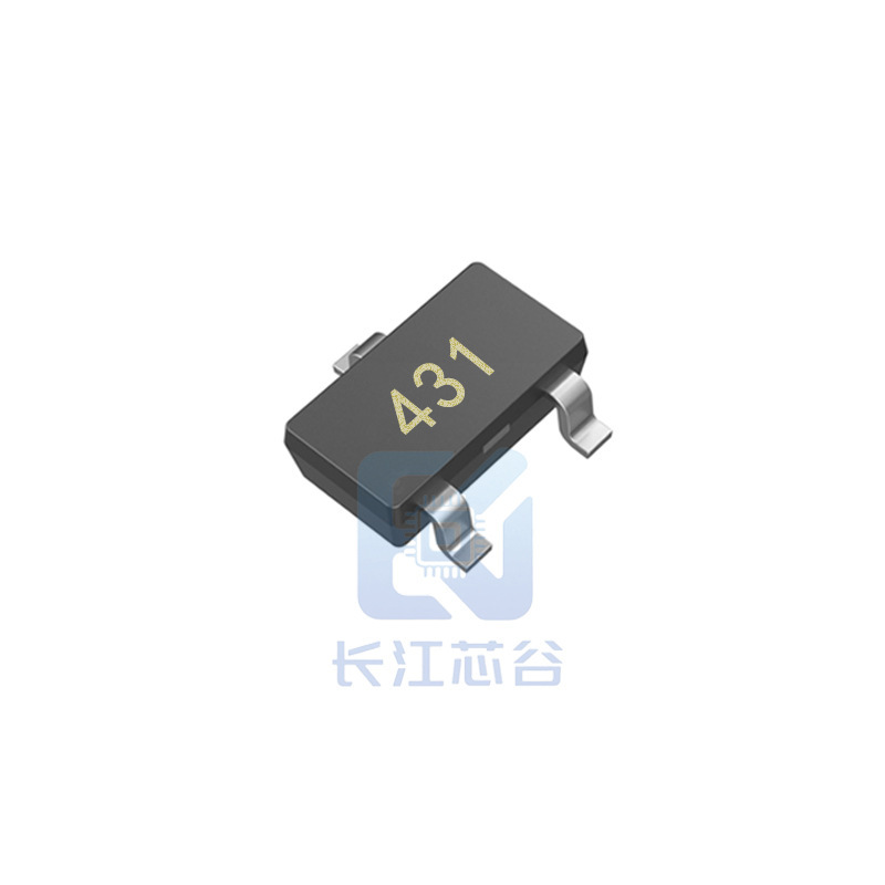 TL431 シルクスクリーン 431 パッケージ SOT-23 電源 IC SMD トランジスタ電圧基準チップ在庫あり|undefined