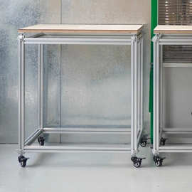 ll北欧铝型材小型茶几方形沙发边几可移动茶桌矮桌子现代设计咖啡