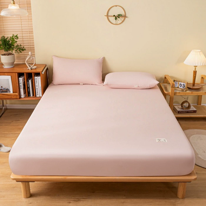 Fitted cotton mattress sheet, increased thickness, breathable summer protector, multiple sizes