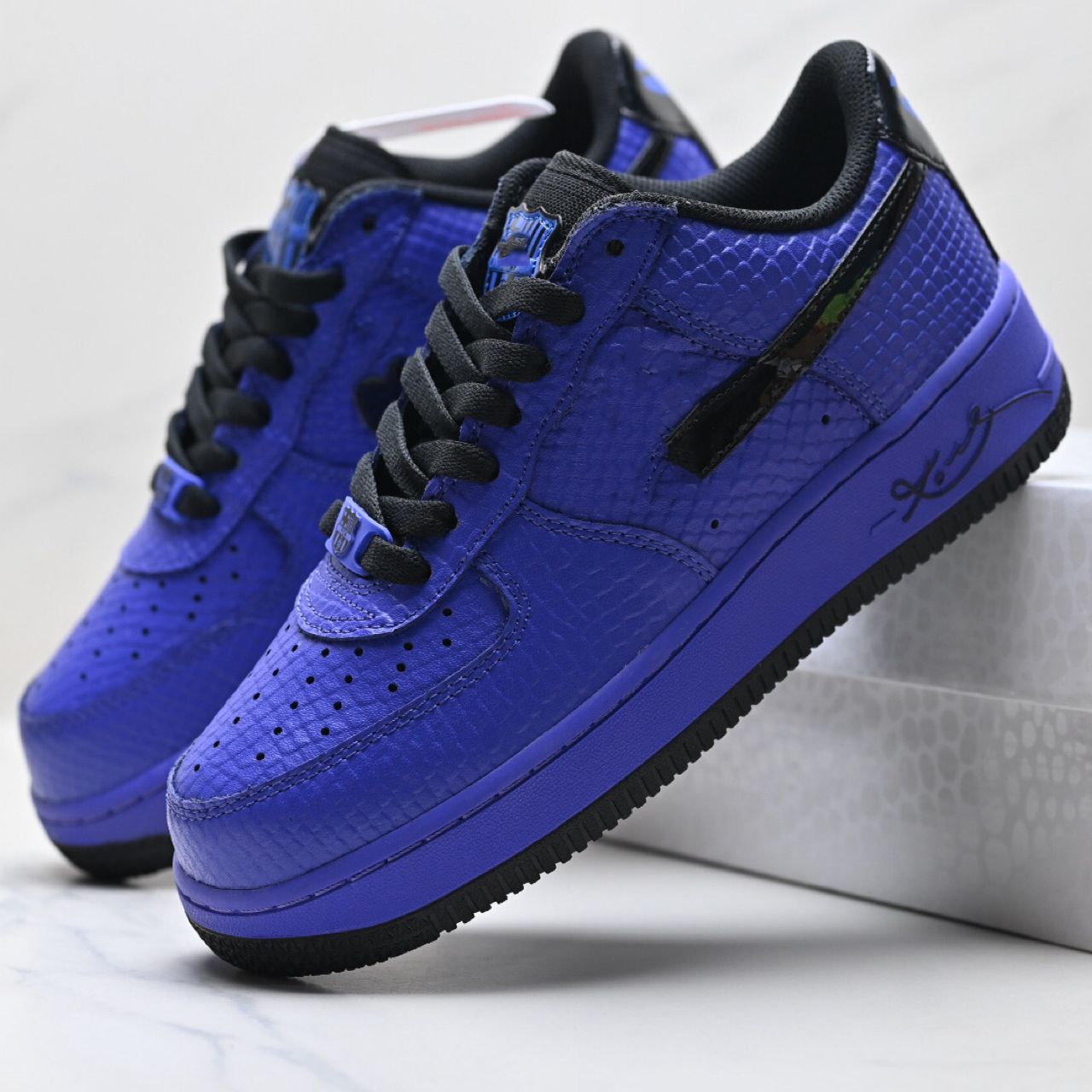 Cross-border AF1 año del caballo de la fuerza aérea zapatos de skate TS muzzle velcro moda zapatos casuales de altura de suela gruesa zapatos de pareja de moda