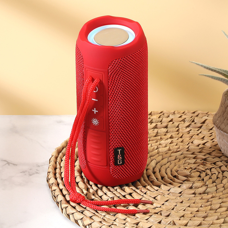 TG227 Outdoor Portable Bluetooth Speaker Subwoofer RBG Flash LED FLIP 5 Card Radio