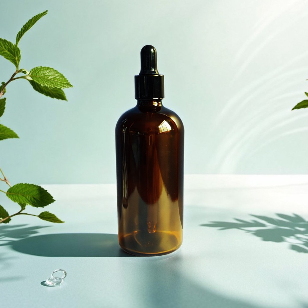 厂家供应150ml棕色精油瓶配套铝圈滴管 化妆品玻璃瓶