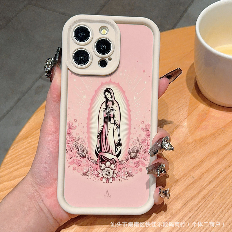 聖女マリア iPhone11/12/13/14/15/16Promax対応 全面保護ケース xs|undefined