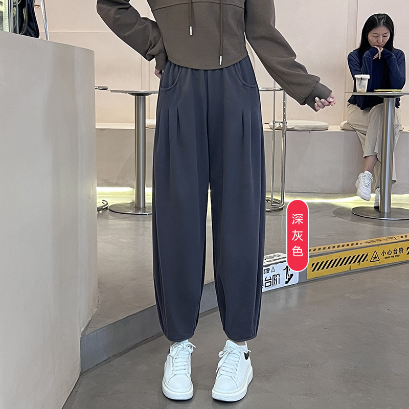 春秋季新款洋气休闲运动小个子穿搭一整套时尚宽松胖mm卫衣两件套|undefined