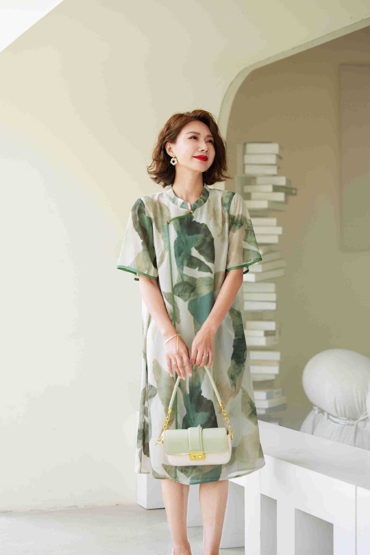 A8815 850K VÁY ĐẦM LIỀN THÂN NỮ CHATDGJ BIG SIZE NGOẠI CỠ NGẮN TAY MÙA HÈ TRUNG NIÊN THỜI TRANG NỮ G03 SẢN PHẨM MỚI