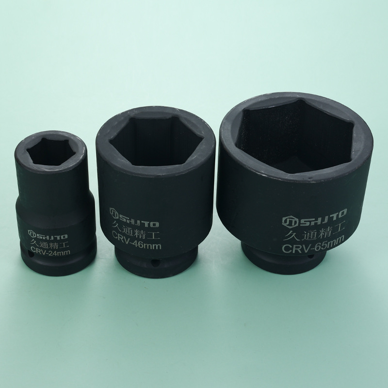 1 pulgadas manga de pistola de aire 25 serie cuadrada cabeza de la manga de la pistola de aire 78 larga herramienta de protección automática del vehículo de reparación de cabeza de pistola de aire pesado