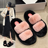 Slippers, demi-season winter footwear, internet celebrity, 2023 collection, plus size