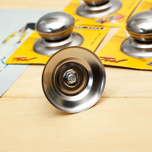 Stainless steel pot lid handle anti-scald glass pot lid handle knob pot lid top bead pot lid cap universal pot lid head accessory