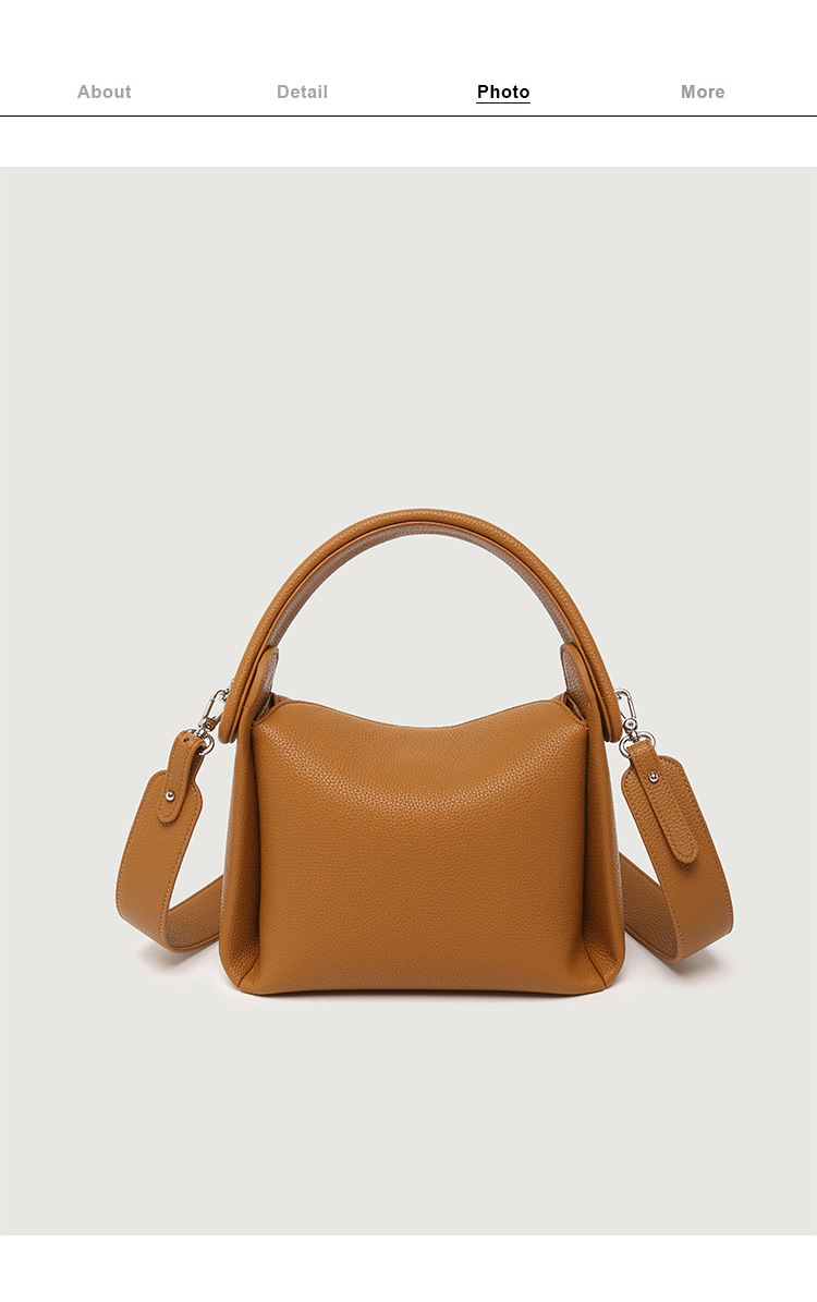  Women's Bags Large Capacity Soft Cigarette Case Bag 2023 New Solid Color Casual Pillow Bag Khaki Commuter Hand Crossbody Bag_voghion.com