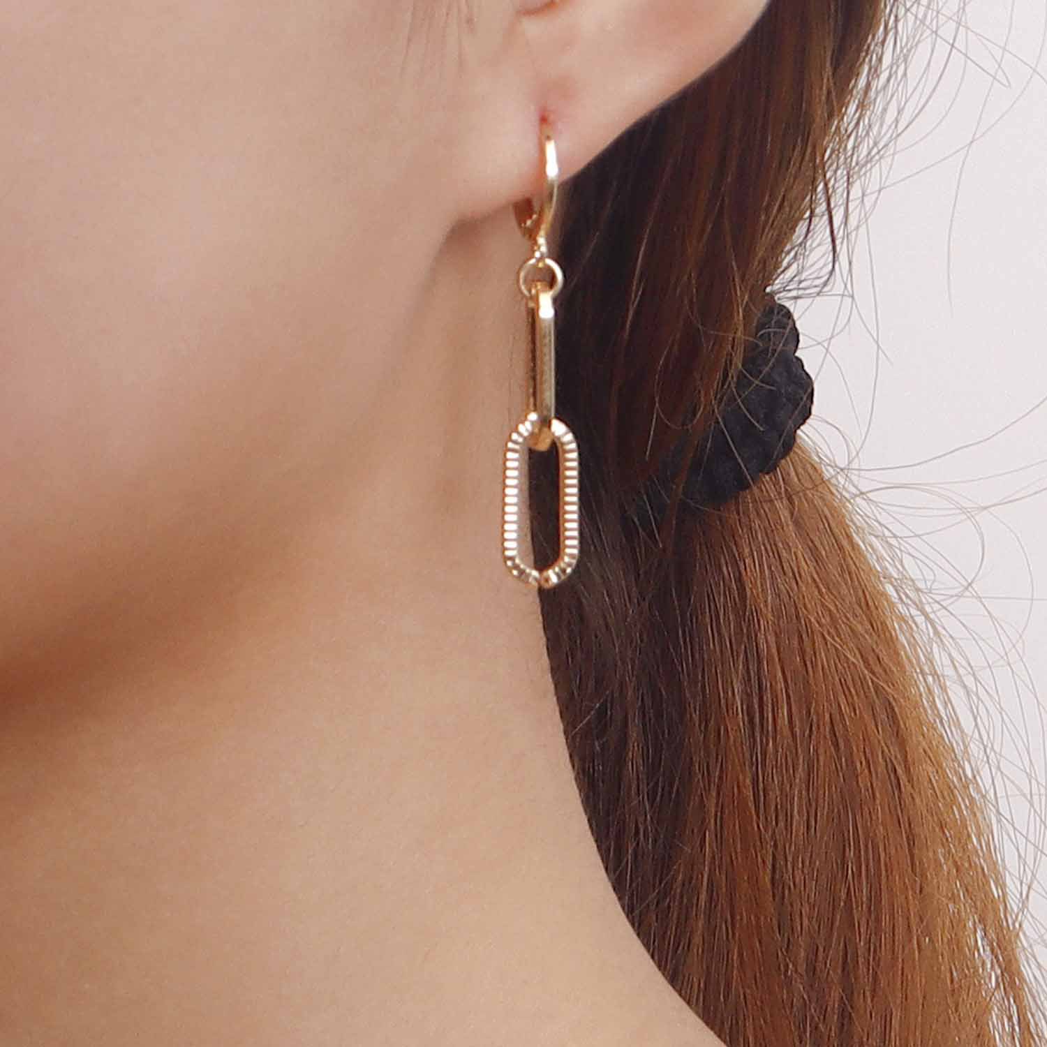 Daily Occasion Alloy Material Wholesale Jewelry 1 Pair Cute Flower Alloy Earrings