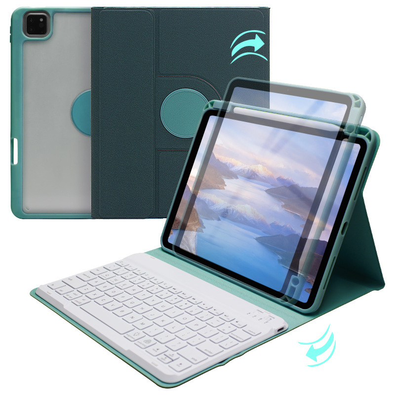 Apple iPad 磁気取り外し可能な回転保護ケース Apple iPad 11inch に適した透明アクリル曲げ防止|undefined