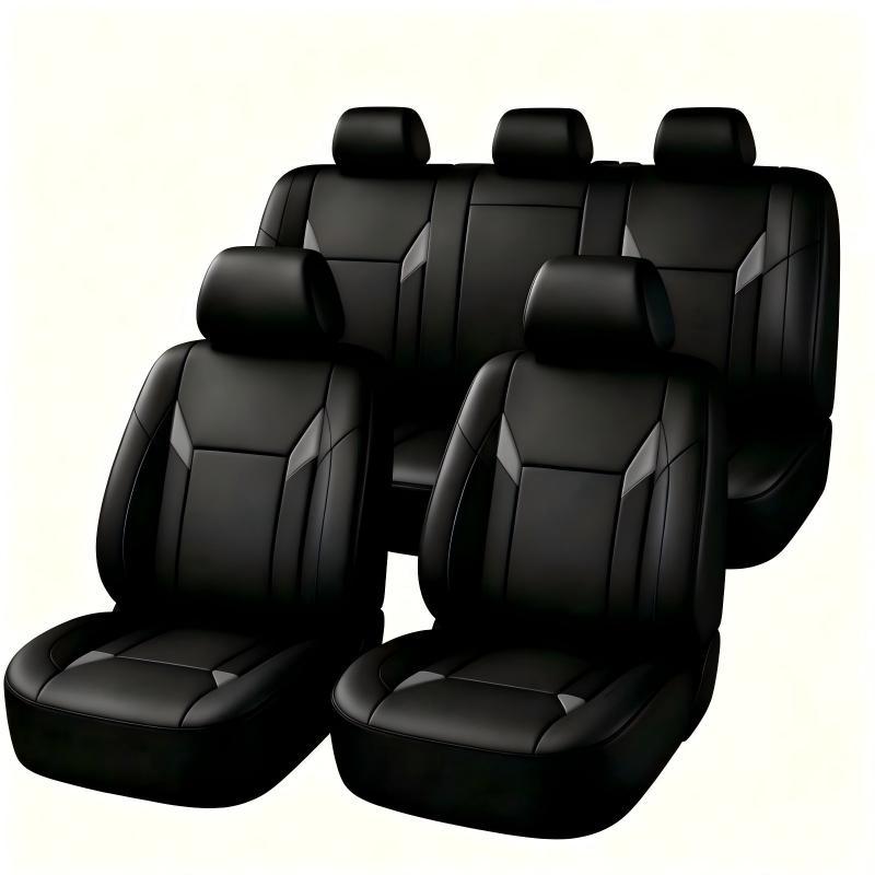 Universal Five-Seater Car Seat Cover Pu Leather Full-Cover Cushion Cover for All Seasons, Cross-Border Best-Selling Model 072 #