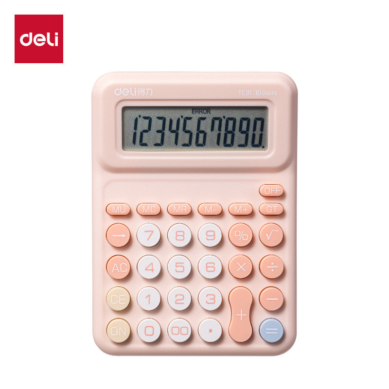 Calculadora de escritorio Te31 Calculadora de escritorio Calculadora de 10 dígitos Calculadora de estudio de estudiantes