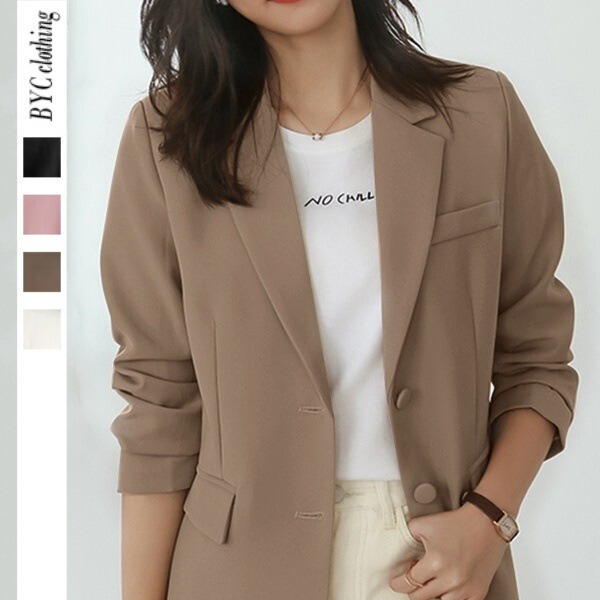 New Jacket Temperament Popular Suit in stock Wholesale Korean Solid Color Suit Fashion Trend Women Suit New Jacket Temperament Popular Suit in stock Wholesale Korean Solid Color Suit Fashion Trend Women Suit