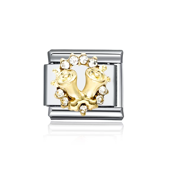 Golden module, bracelet