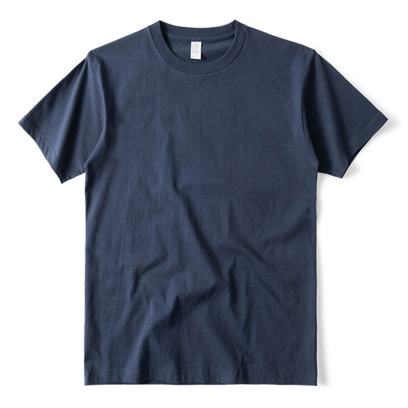 アメリカ式210g重ポンド純綿半袖tシャツ男性丸首ゆるい男性純白シャツ2022新型春|undefined