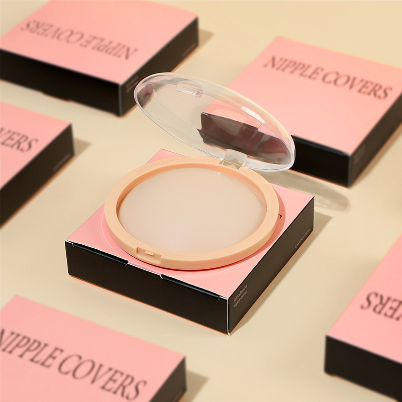 Cross-Border Hot-Selling Invisible Silicone Nipple Covers, Glue-Free Ultra-Thin Style, Strapless Wedding Dress Bra Pads, Anti-Exposure Round Shape
