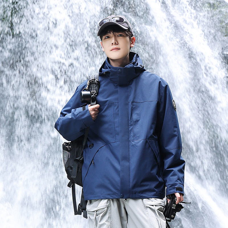 【极境雨】户外三合一冲锋衣防风防雨登山服男女宽松休闲夹克外套|undefined