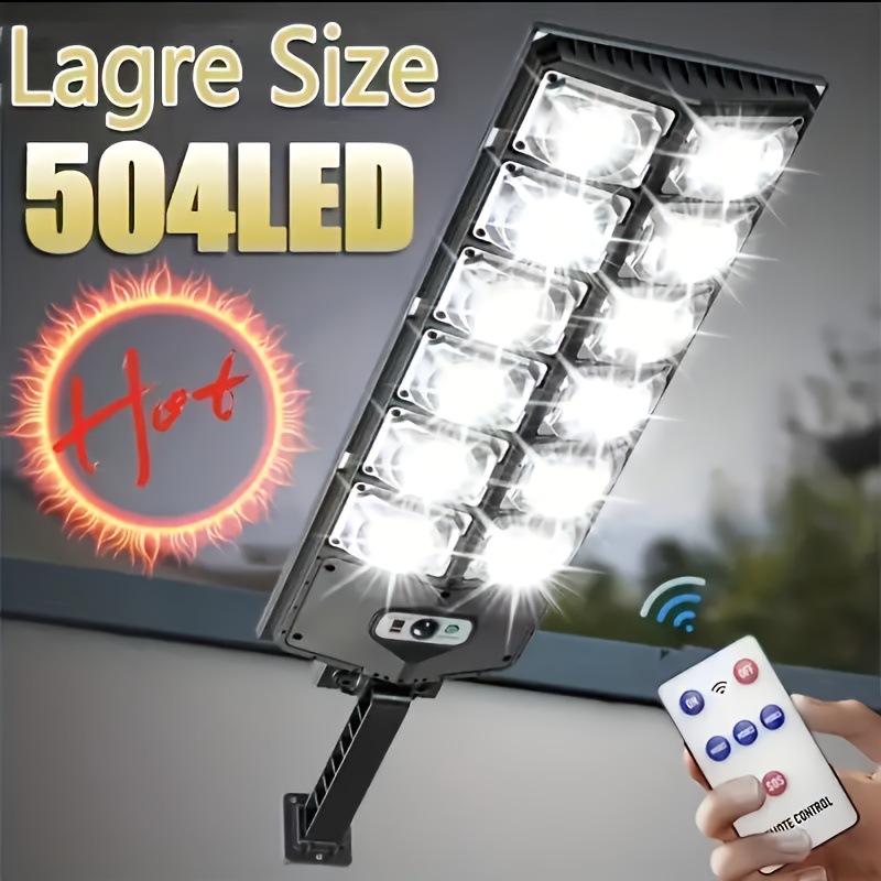 504 led Solar Street Light High Brightness 6500K Outdoor跨境