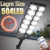 504 led Solar Street Light High Brightness 6500K Outdoor跨境|ms