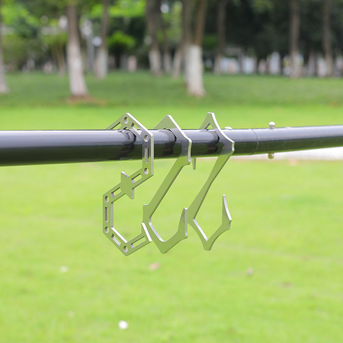 Outdoor S-shaped hook camping stainless steel simple metal hook carabiner connection buckle storage storage hook