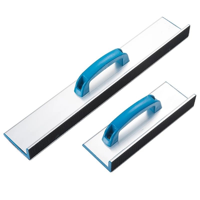 Yin y Yang amoladora de línea de ángulo al por mayor aleación de aluminio Yin soporte de papel de lija de ángulo autoadhesivo aleación de aluminio pulido titular de papel de lija en stock