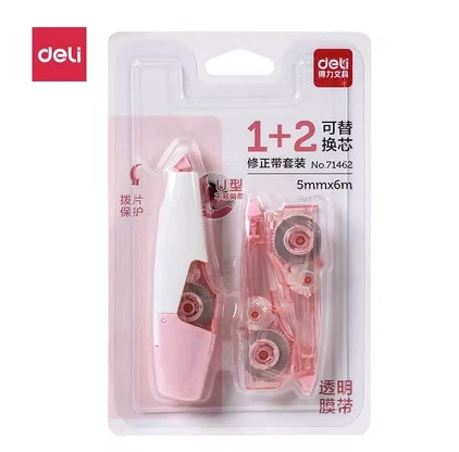 Корректирующая лента (Deli 71462), сменный стержень, 18 м, корпус-ручка для учащихся