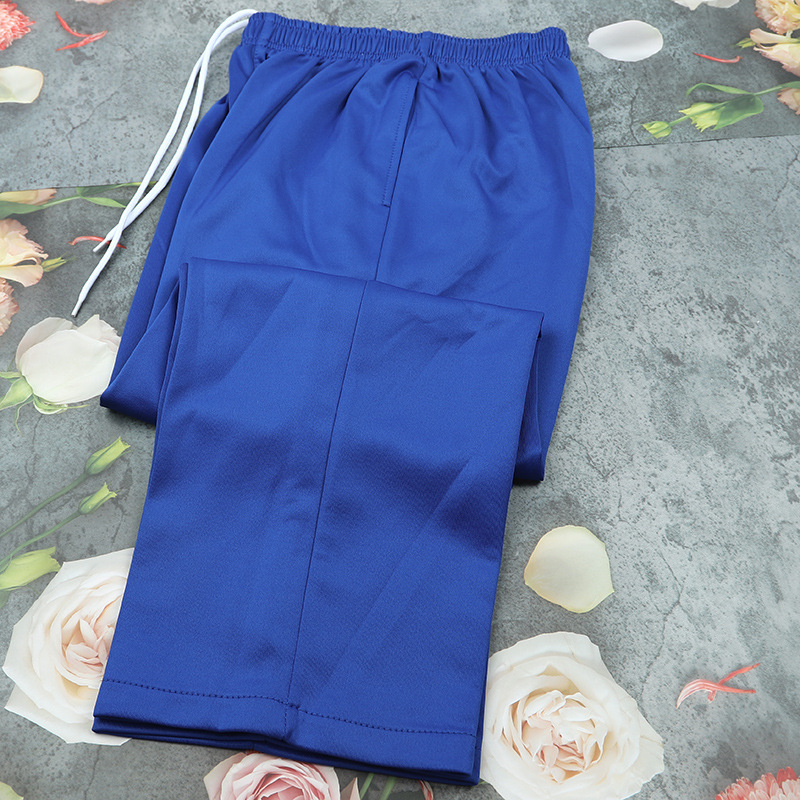 Pantalones de uniformes escolares azules sólidos de luz para estudiantes de primaria y secundaria unisex pantalones deportivos de verano rectos sueltos