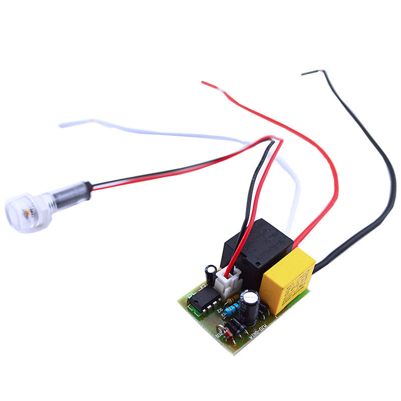 110V电压宽电压24V36V48V投光灯LED灯暗装款外探头光感应光控模块